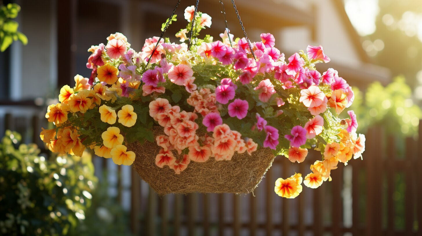 best flowers hanging baskets full sun